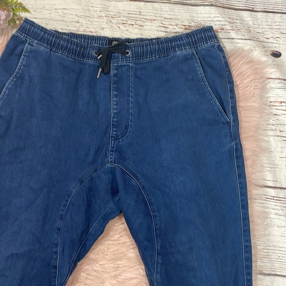 Zanerobe sureshot drawstring denim joggers pants - Picture 8 of 11